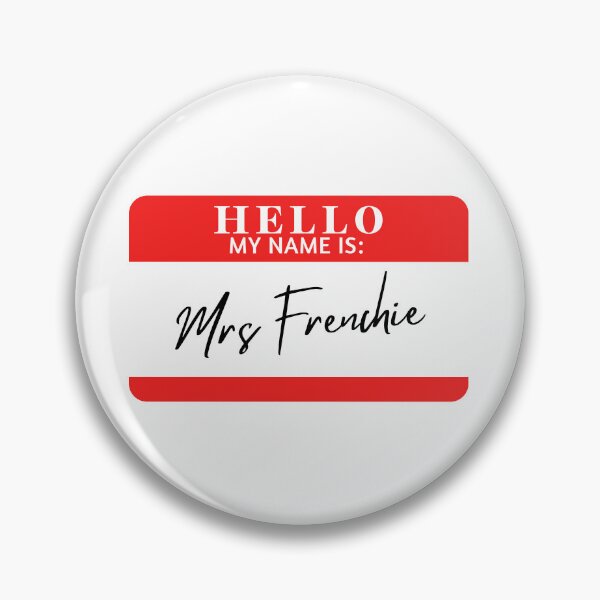 Item preview, Hello, my name is Mrs Frenchie designed and sold by AdhdPunk.