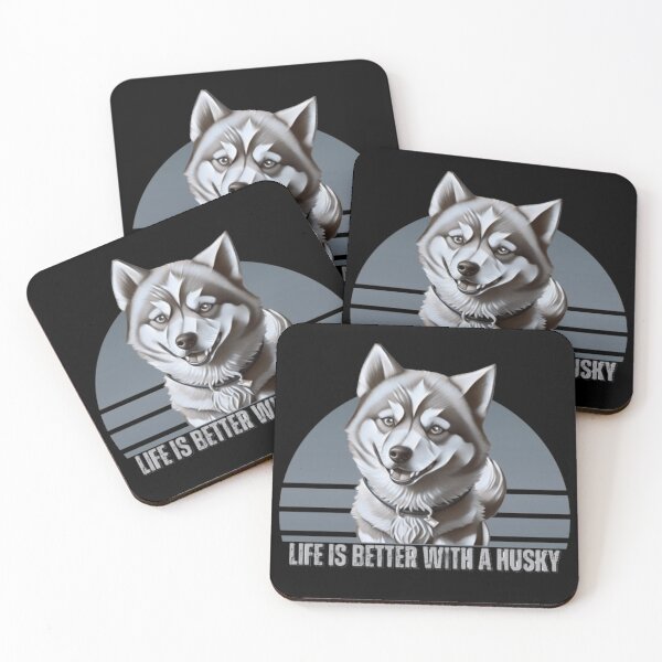 Item preview, Life is Better with a Husky - Cool Husky Print. designed and sold by TGAL2.