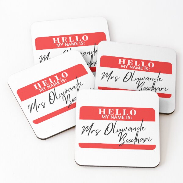 Item preview, Hello, my name is Mrs Oluwande (Olu) designed and sold by AdhdPunk.