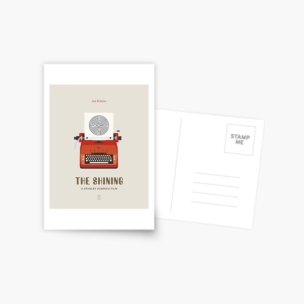 das achte meiner minimalen Filmplakate Postkarte