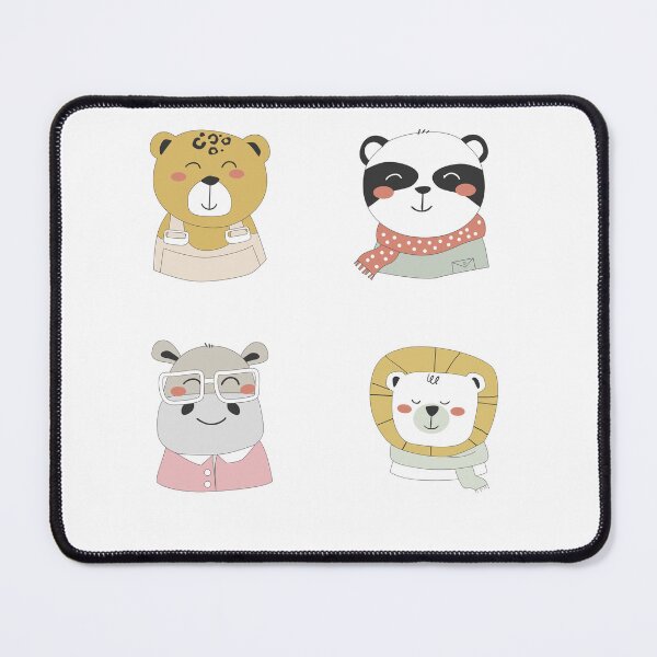 Item preview, beautiful animal faces in winter designed and sold by huape.