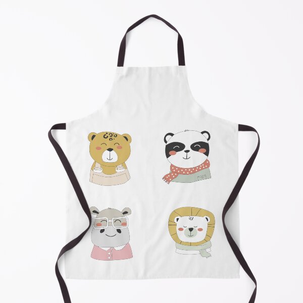 Item preview, beautiful animal faces in winter designed and sold by huape.