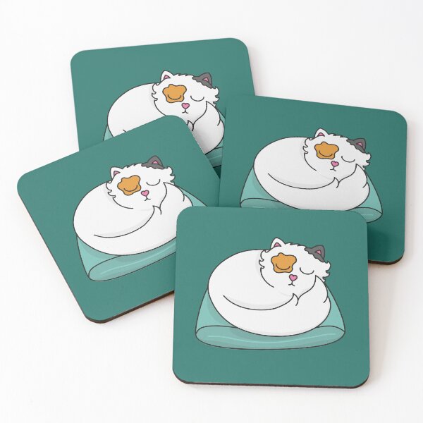 Item preview, Cute kitten sleeping on pillow designed and sold by WalkWiseDesign.
