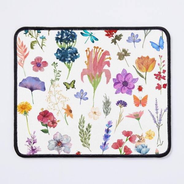 Item preview, It's Blooming Time Flowers And Butterflies designed and sold by jenmountainen.