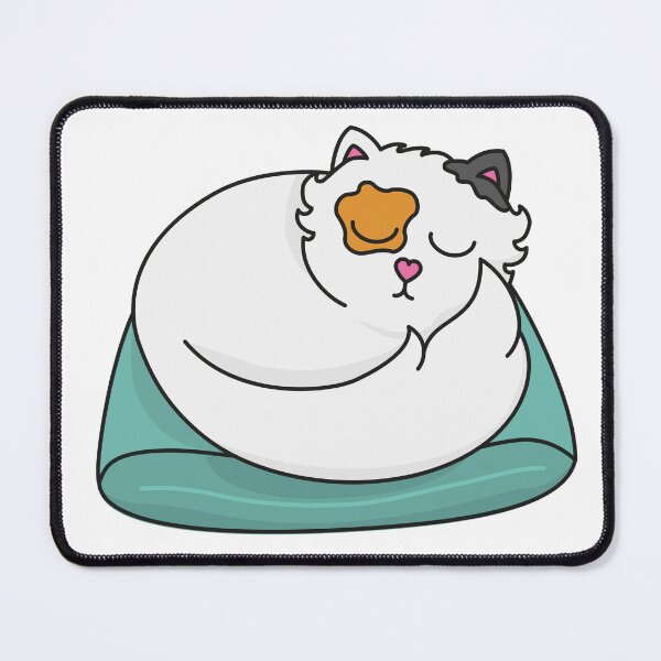 Item preview, Cute kitten sleeping on pillow designed and sold by WalkWiseDesign.