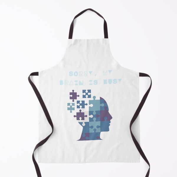 Item preview, Sorry, my brain is busy - blue designed and sold by Endless Projects.