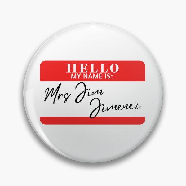 Item preview, Hello, my name is Mrs Jim Jimenez designed and sold by AdhdPunk.
