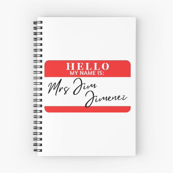 Item preview, Hello, my name is Mrs Jim Jimenez designed and sold by AdhdPunk.