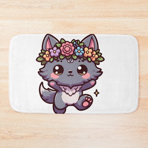 Item preview, Kawaii Precious Werewolf: A Flower Crown designed and sold by CanvasCutie.