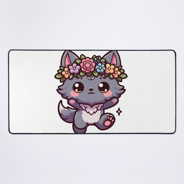 Item preview, Kawaii Precious Werewolf: A Flower Crown designed and sold by CanvasCutie.