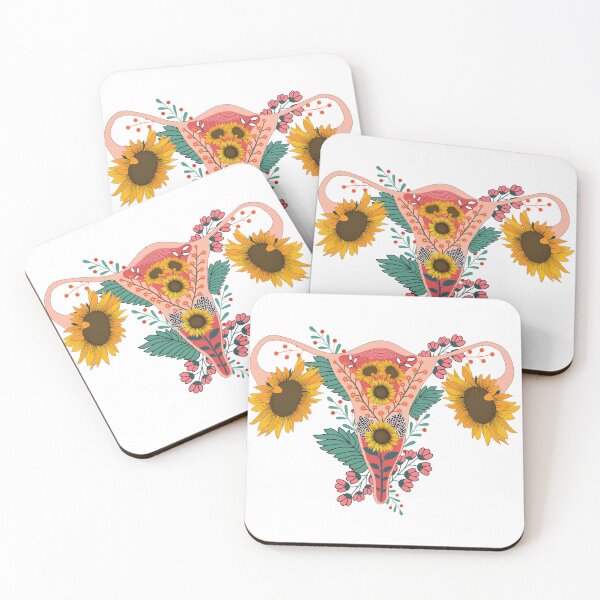 Item preview, Floral Fallopian designed and sold by STEM-women.