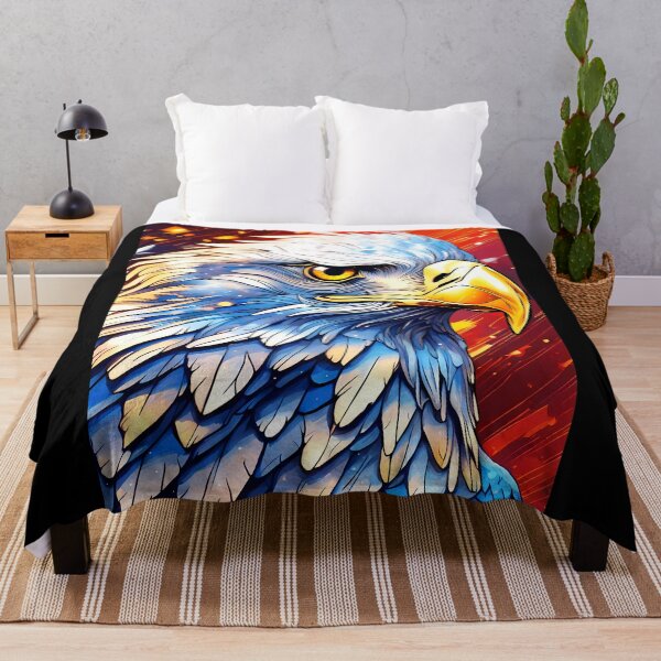 Item preview, Blue Crystal Eagle, Ai Generated Art  designed and sold by ACC .