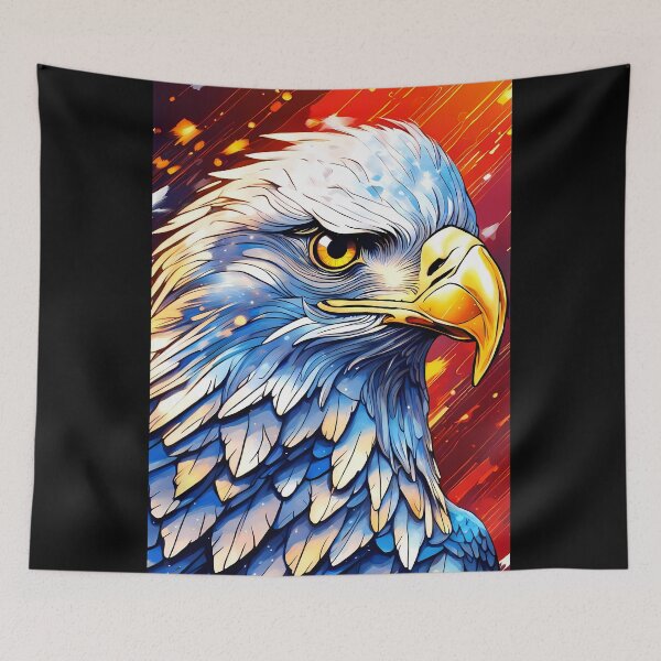 Item preview, Blue Crystal Eagle, Ai Generated Art  designed and sold by ACC .