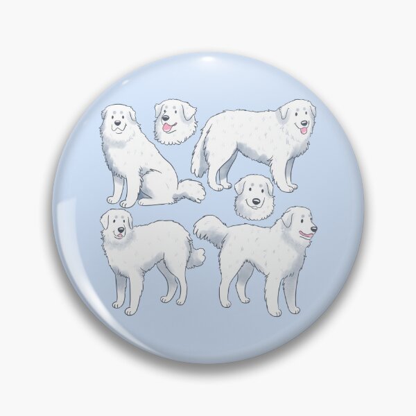 Item preview, Maremma Sheepdog cute big white dog pattern  designed and sold by Yaragold.
