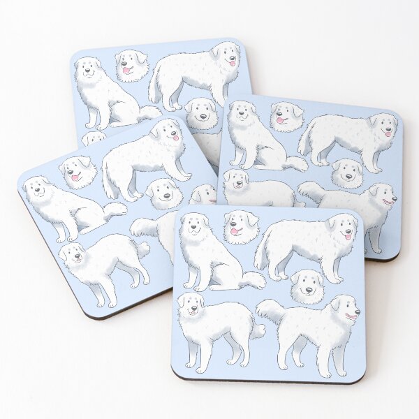 Item preview, Maremma Sheepdog cute big white dog pattern  designed and sold by Yaragold.