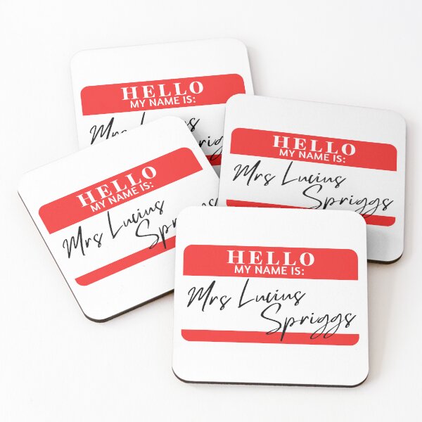 Item preview, Hello, my name is Mrs Lucius Spriggs designed and sold by AdhdPunk.