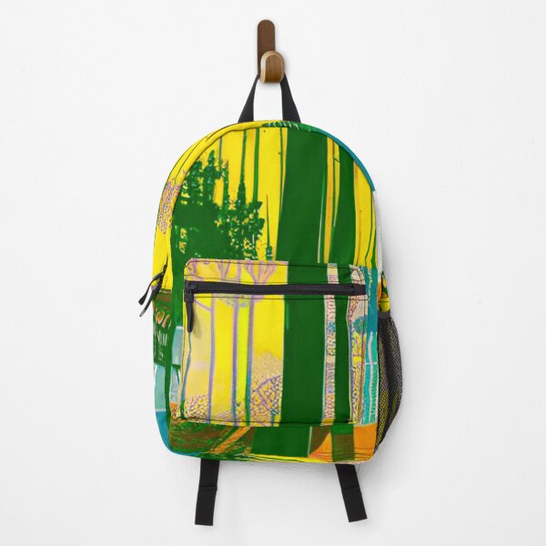 Item preview, Sunlit Canopy - Tranquil Scene of Yellow and Green Trees designed and sold by GrizzlyCollective.