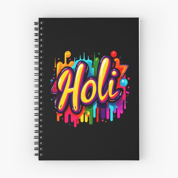 Item preview, Holi Drip: Vibrant Graffiti-Style Celebration of the Festival of Colors designed and sold by FebricFusion.