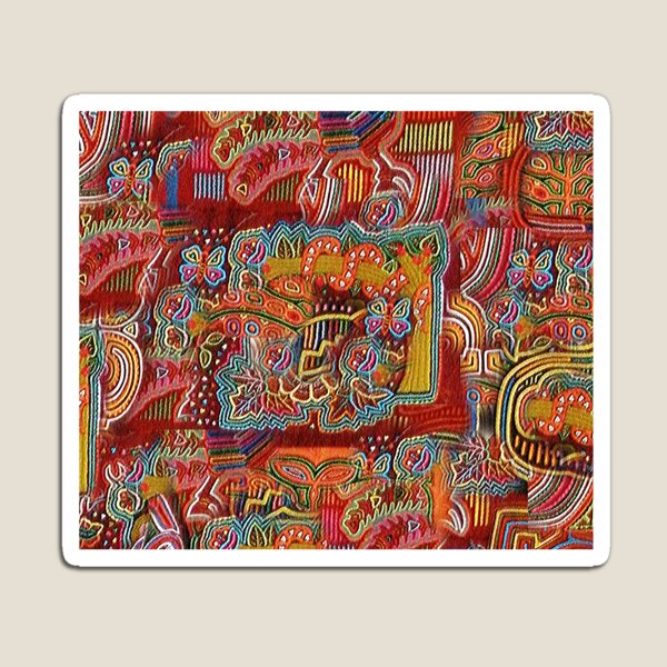 Magical Molas of Panama Magnet