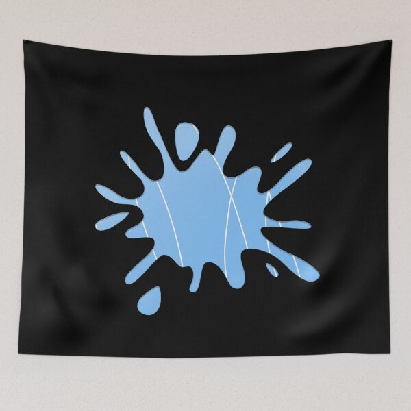Item preview, Side Order Blue Ink Splat designed and sold by galaxydaydreams.