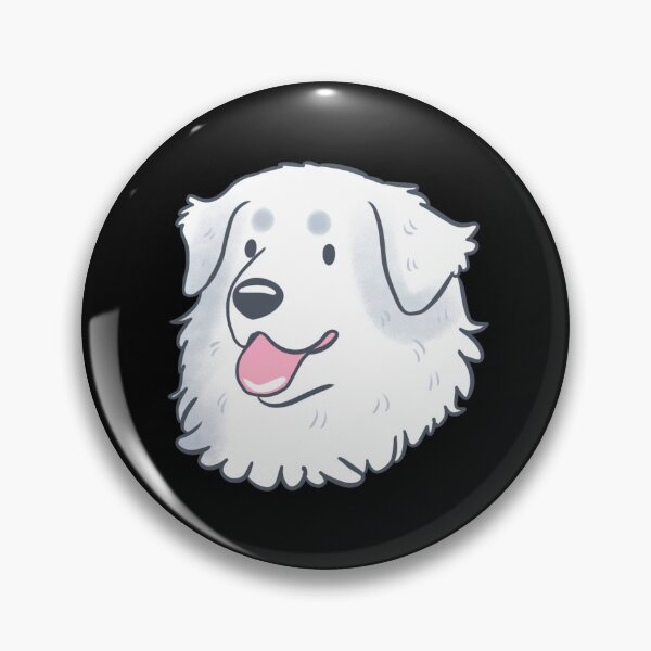 Item preview, Maremma sheepdog face designed and sold by Yaragold.