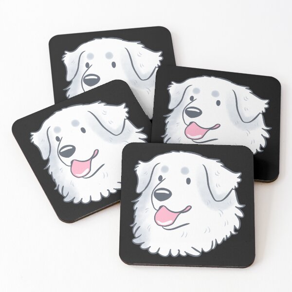 Item preview, Maremma sheepdog face designed and sold by Yaragold.