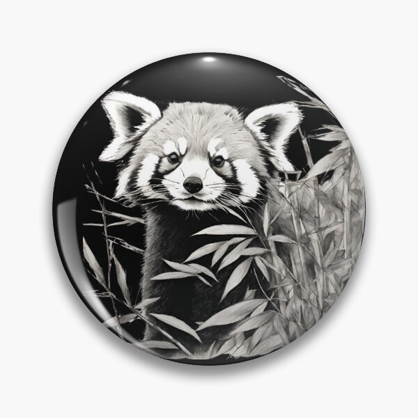 Item preview, Red panda and bamboo scribble designed and sold by VickyJo111.