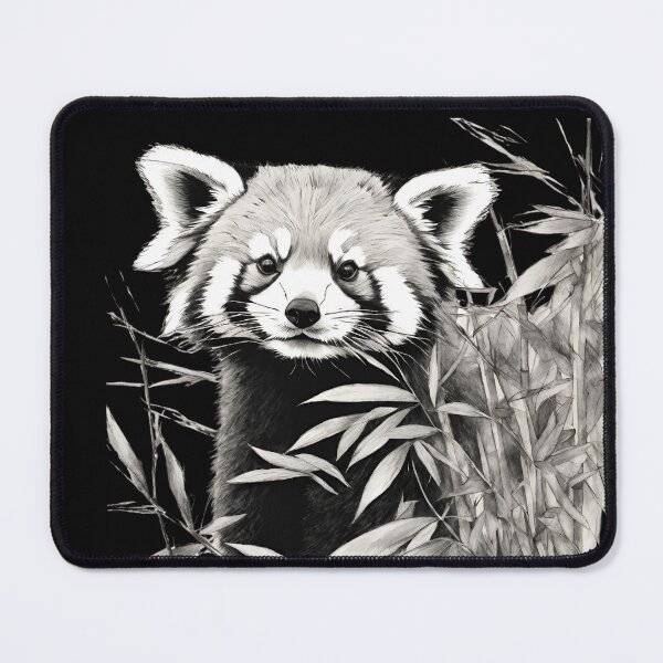 Item preview, Red panda and bamboo scribble designed and sold by VickyJo111.