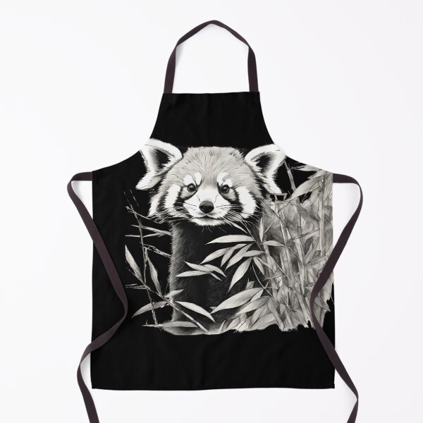 Item preview, Red panda and bamboo scribble designed and sold by VickyJo111.