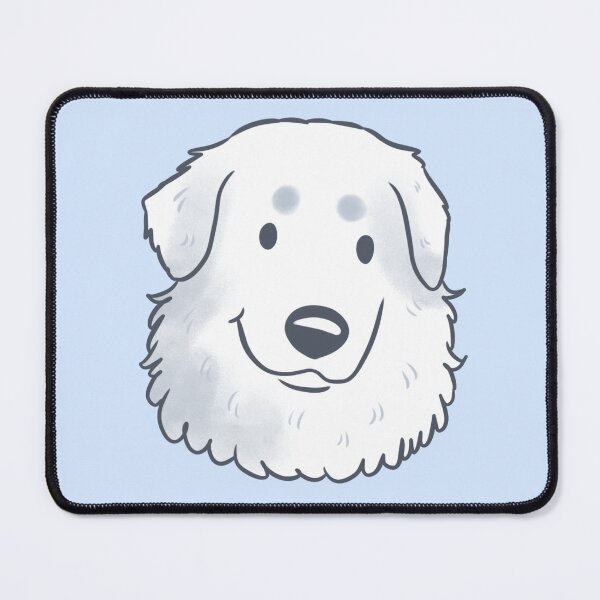 Item preview, Maremma sheepdog face designed and sold by Yaragold.