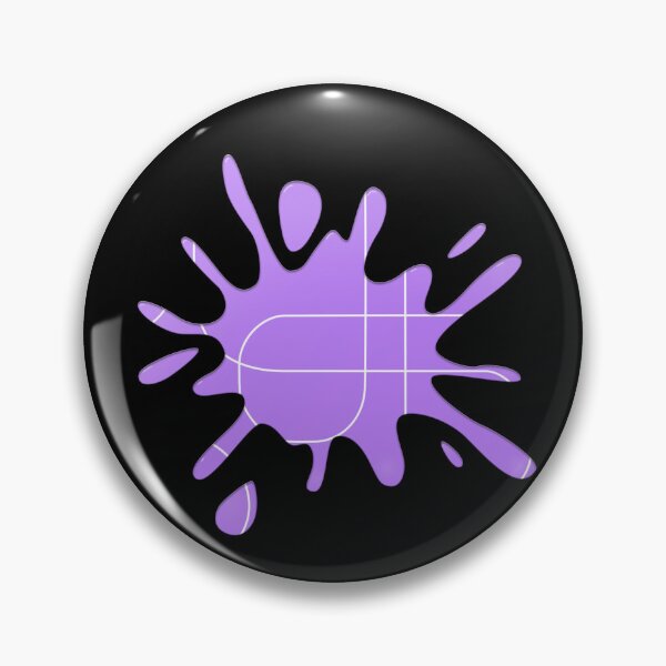 Item preview, Side Order Purple Ink Splat designed and sold by galaxydaydreams.