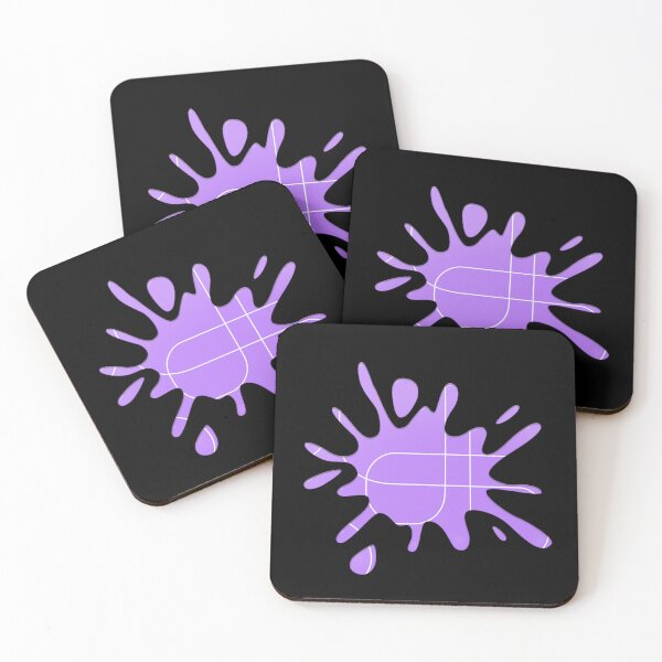 Item preview, Side Order Purple Ink Splat designed and sold by galaxydaydreams.