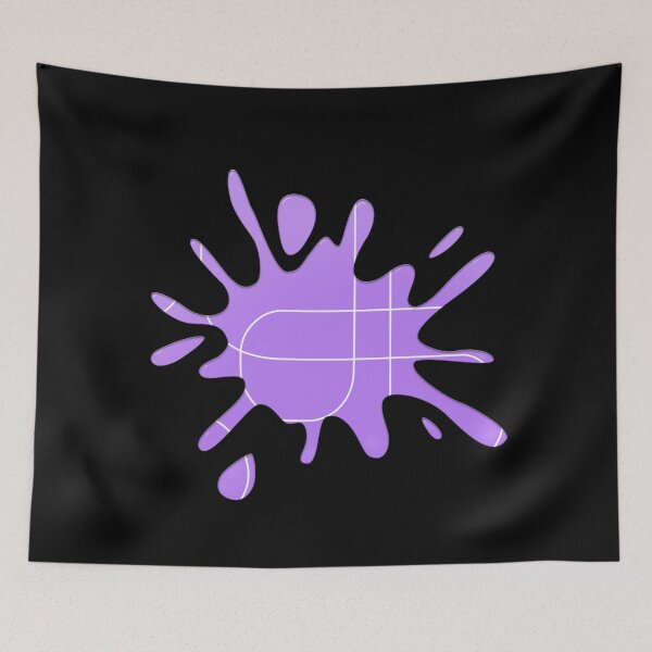 Item preview, Side Order Purple Ink Splat designed and sold by galaxydaydreams.