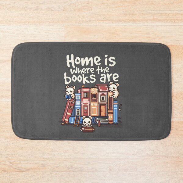 Item preview, Home is where books are designed and sold by NemiMakeit.