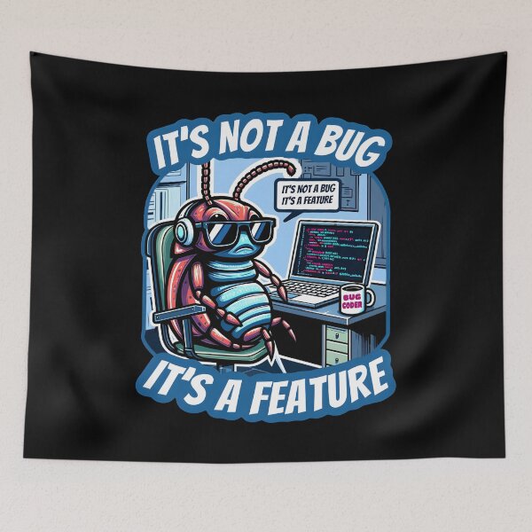 Item preview,  Funny Programmer Bug computer engineer, coding humor. designed and sold by Unitepeople.