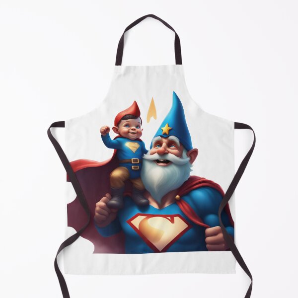 Item preview, A Father's Day Gnome as a superhero dad designed and sold by PrintCreations9.