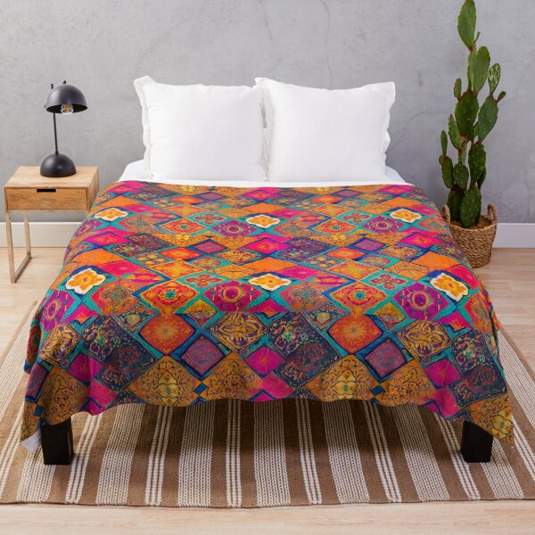 Item preview, Abstract Bohemian Moroccan Tile Pattern Comforter 11 designed and sold by LLdreams.