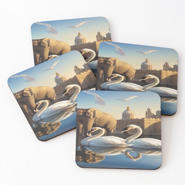 Item preview, Swans Reflecting Elephants designed and sold by artflare.