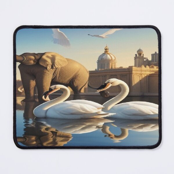 Item preview, Swans Reflecting Elephants designed and sold by artflare.