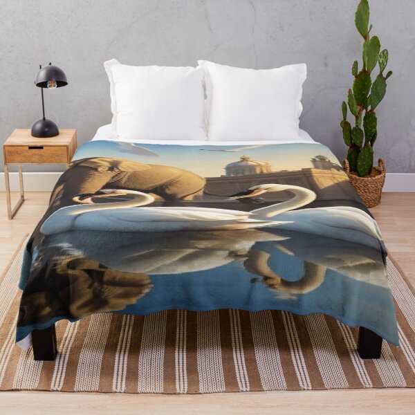 Item preview, Swans Reflecting Elephants designed and sold by artflare.