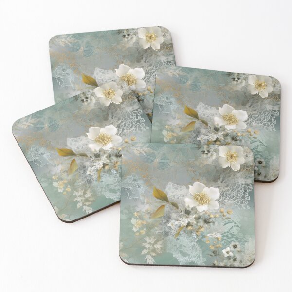 Item preview, Delicate floral pattern designed and sold by Magnuna.