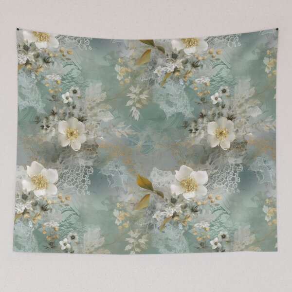 Item preview, Delicate floral pattern designed and sold by Magnuna.