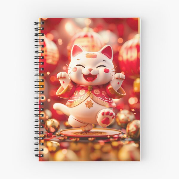 Item preview, Happy Japanese Lucky Cat Design designed and sold by KatanaCreative.