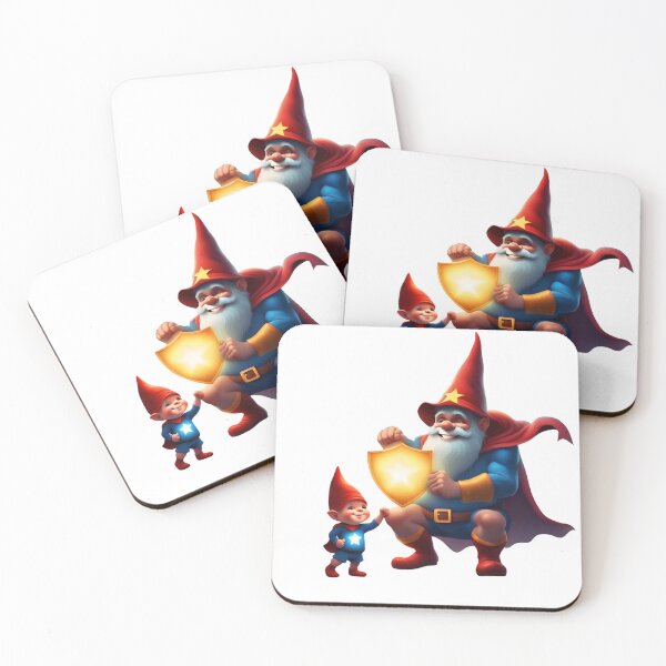 Item preview, A Father's Day Gnome as a superhero dad designed and sold by PrintCreations9.