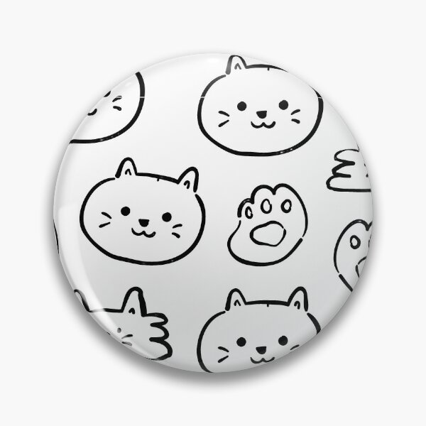 Item preview, Cute Cat Doodles Kawaii Kittens designed and sold by MinezJi15.