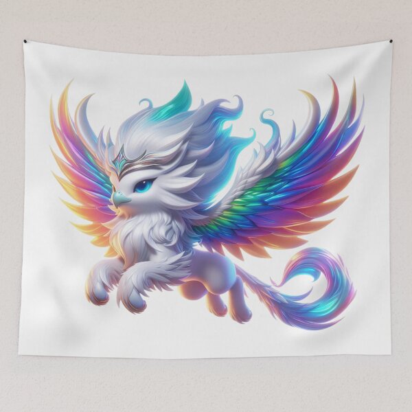 Item preview, White Fluffy Griffon Chibi  designed and sold by CHIBI_POPZ.