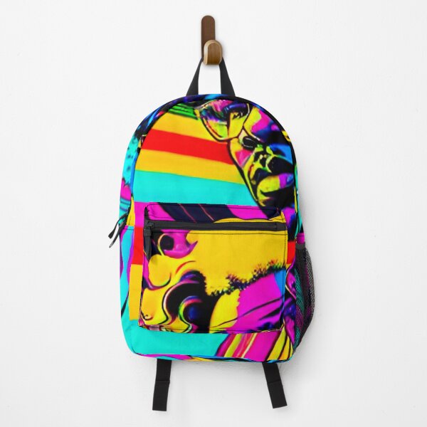 Item preview, Retro Genius - 80s Scientist in Neon Hues designed and sold by GrizzlyCollective.