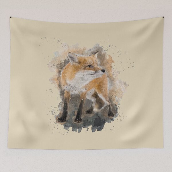 Item preview, Fox watercolor designed and sold by antonietta40.