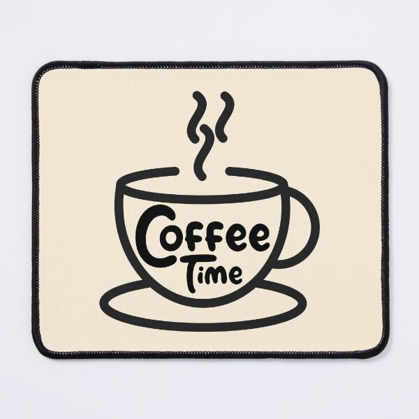 Item preview, "Coffee Time" Typography Design designed and sold by rahmastaa.
