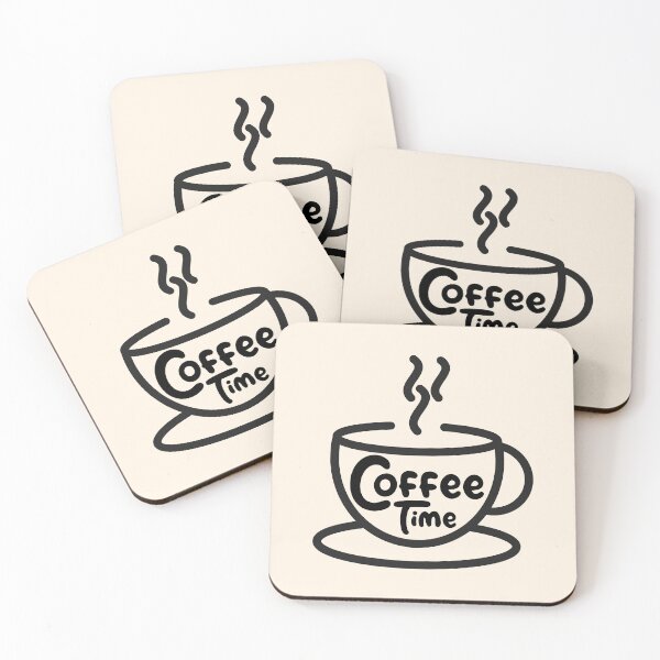 Item preview, "Coffee Time" Typography Design designed and sold by rahmastaa.